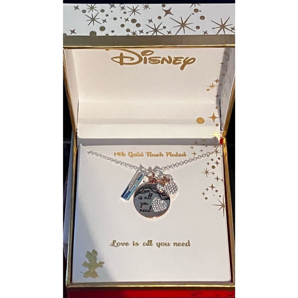 Disney Minnie Mouse ‘Love is All You Need Necklace